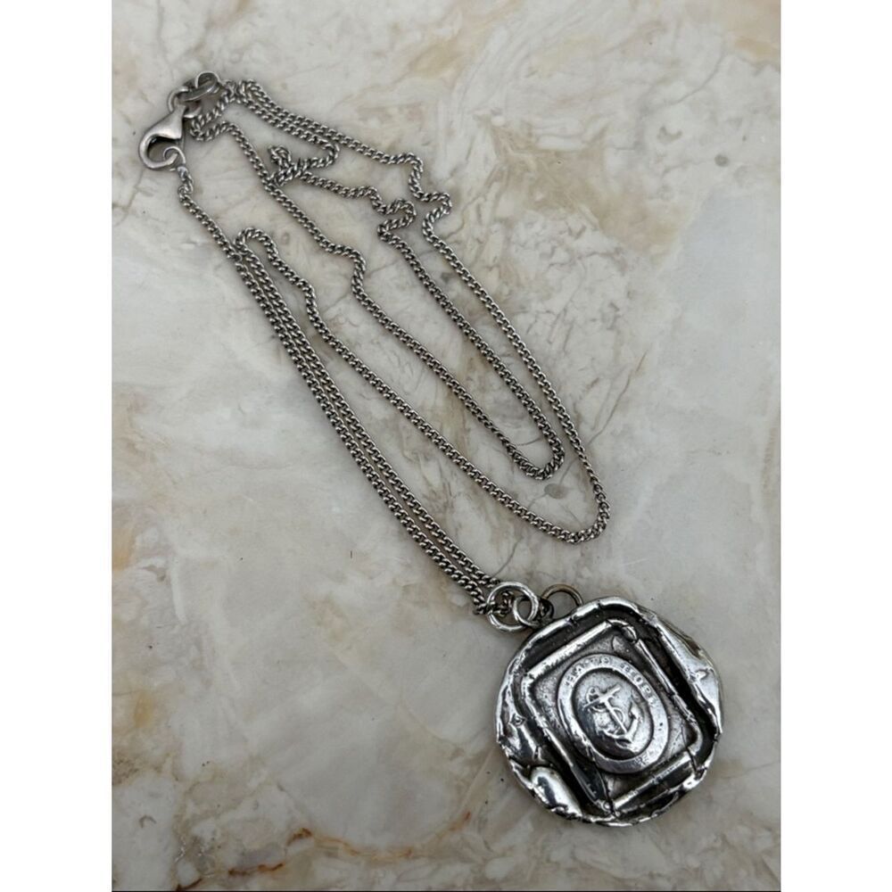Pyrrha Still Have Hope 925 Sterling Silver Talisman Necklace Archived Rare